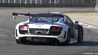 2013 Audi R8 LMS Ultra Exhaust Note on Track!