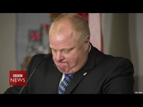 ‘Ashamed, embarrassed & humiliated’ Rob Ford apologises – BBC News