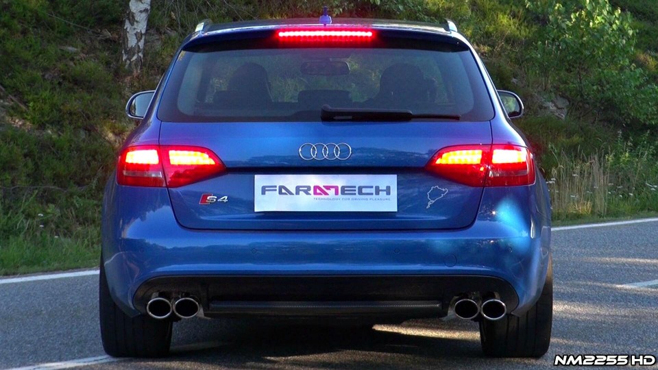 Audi S4 V6 TFSI with Capristo Exhaust in Action