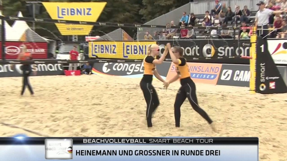 Beach-Volleyball: Heinemann/Großner souverän weiter