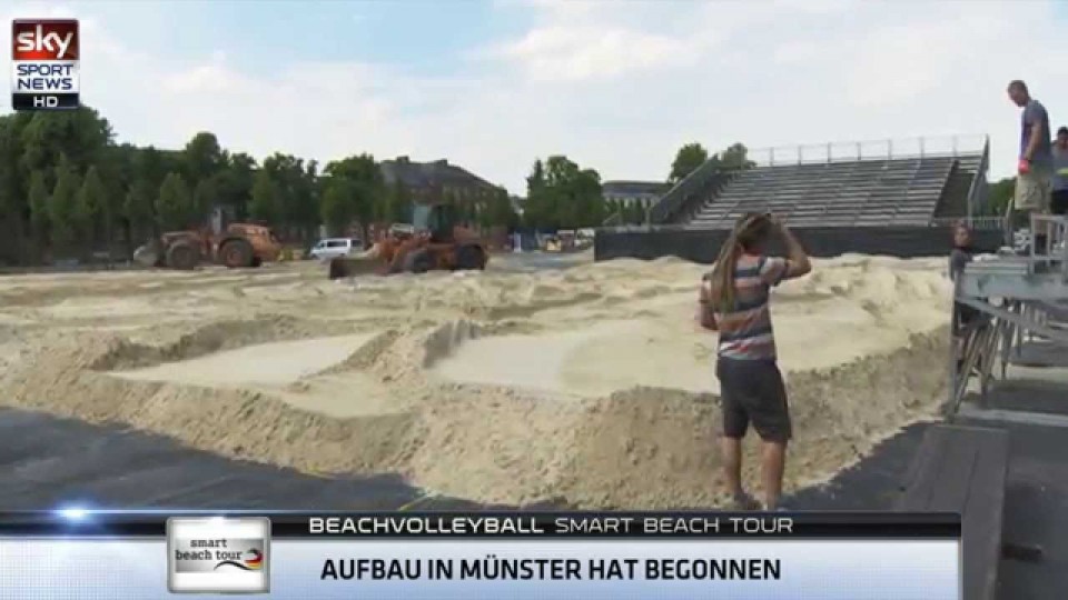 Beach-Volleyball: Münster – Der Sand ist da