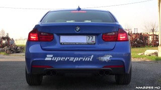 BMW 335i F30 with Supersprint Exhaust Revving