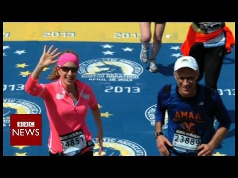 Boston Marathon: Father & daughter on saving lives – BBC News