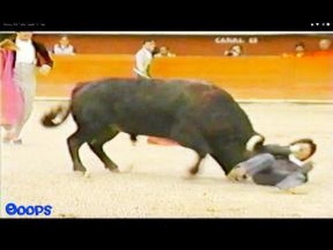 Bull Fight Bloopers Caught On Tape