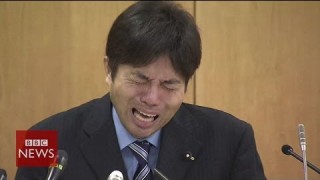 Crying Japanese politician Ryutaro Nonomura is an internet hit – BBC News