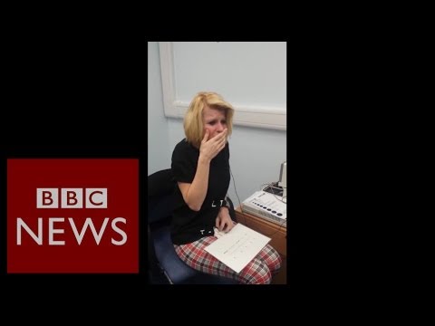 Deaf woman hears after 40 years of silence – BBC News
