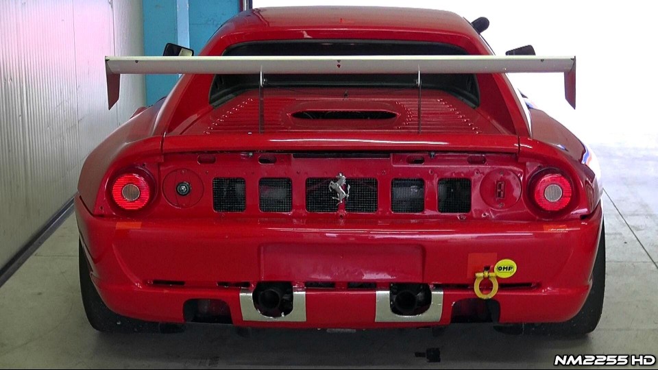 Ferrari F355 GT OnBoard and Exhaust Flames!!