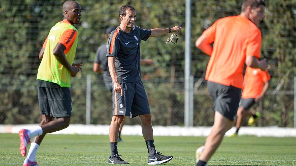 Il primo allenamento di Allegri alla Juventus – Allegri’s first Juventus training session