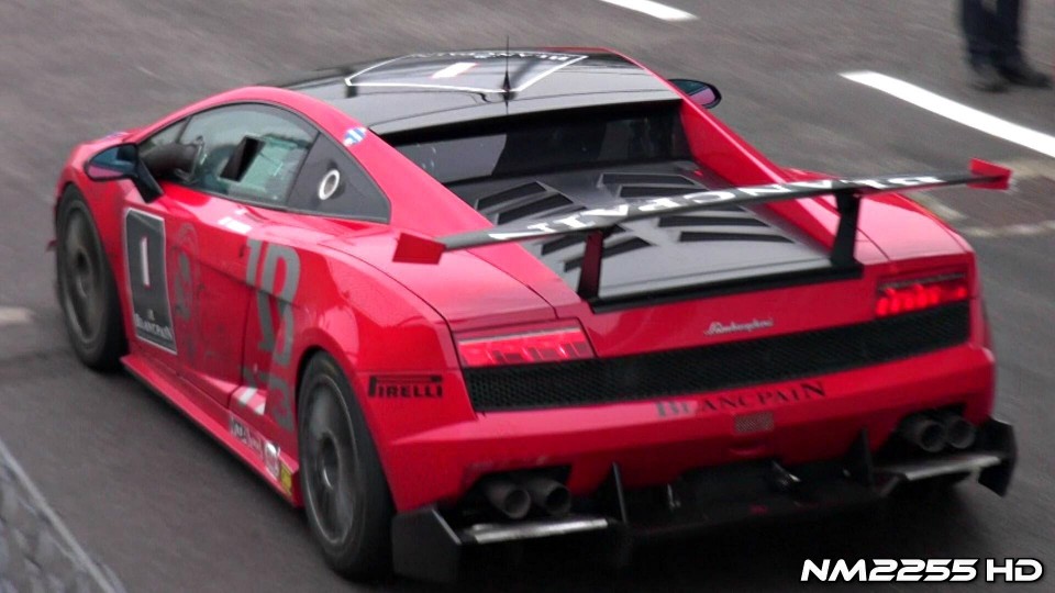 Lamborghini Gallardo SuperTrofeo Full Throttle Accelerations!