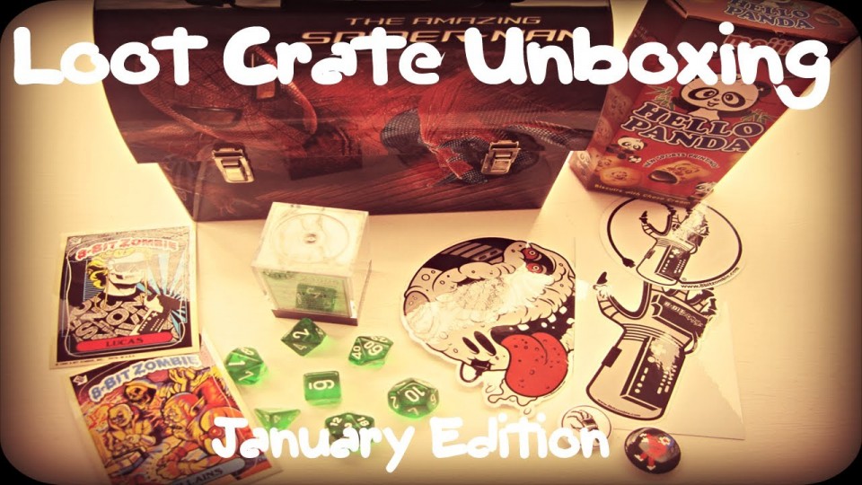 LootCrate Unboxing – January Excelsior Edition!
