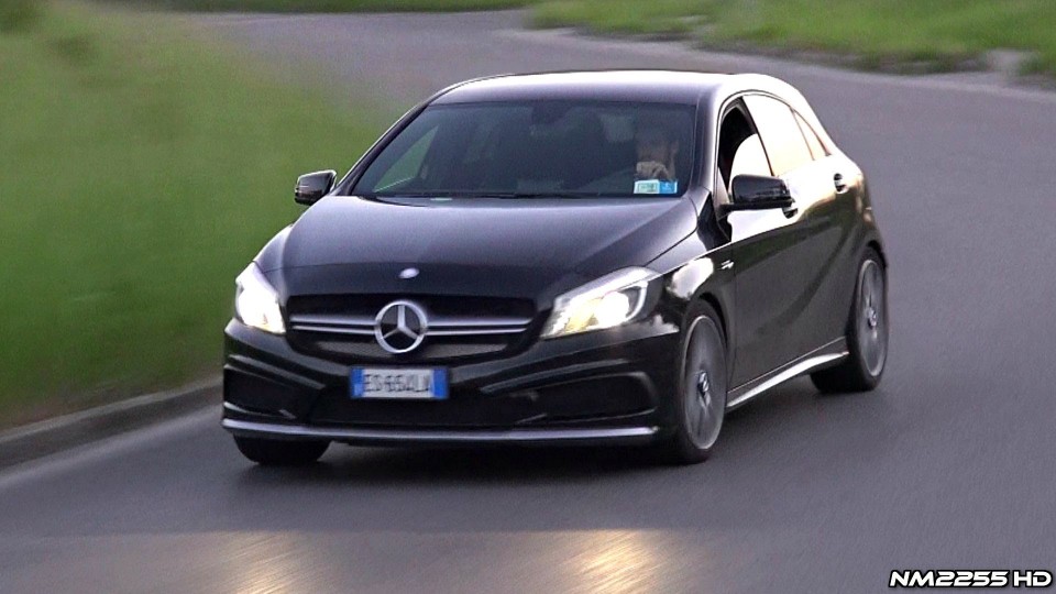 Mercedes A45 AMG Performance Exhaust Sound – Tunnels, Accelerations, Revs & More!