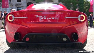 New Alfa Romeo Disco Volante V8 AMAZING Sound!