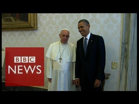 Obama and Pope Francis meet for first time – BBC News