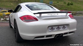 Porsche Cayman R PSE + BBi Race Headers – Amazing Sound!