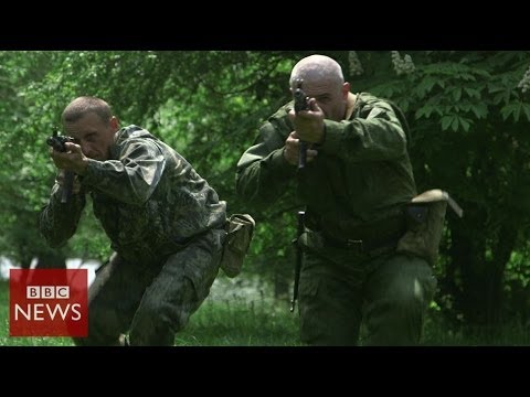 Secret training base for Ukraine’s militias – BBC News