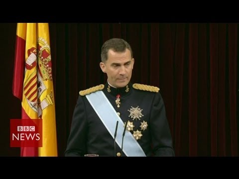 Spains’ King Felipe VI:’I know the responsibility that this duty entails – BBC News