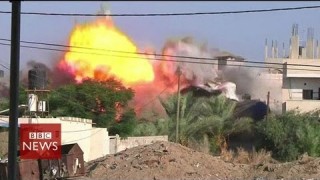 Video shows Israeli airstrikes on Gaza Strip – BBC News