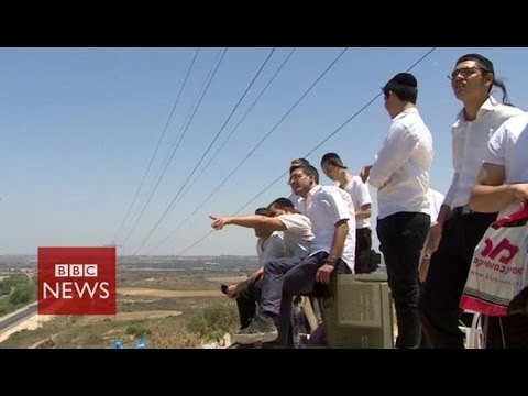 Where are Palestinian rockets being fired towards? BBC News