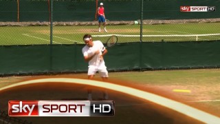 Wimbledon 2014, Schweizer Duell geht an Federer