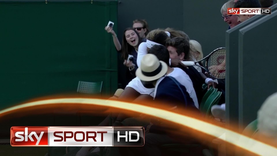 Wimbledon 2014: Uups – Serena sitzt auf meinem Schoß
