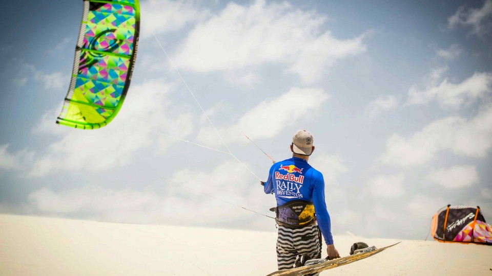 Kiteboarding Race Across Brazilian Desert