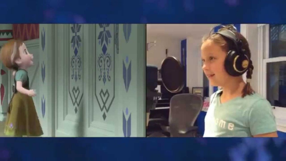“Voices of Young Elsa & Anna” Clip – The Story of Frozen: Making a Disney Animated Classic