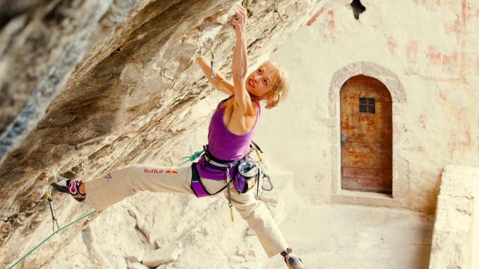 Angela Eiter Climbs Zauberfee in Italy