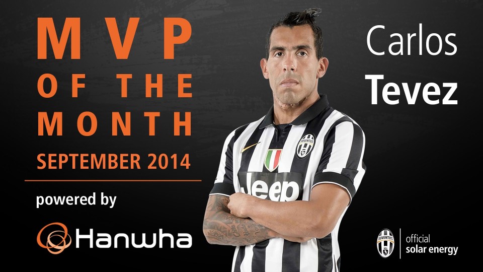 Carlos Tevez’s goals and skills September 2014 – MVP of the month powered by Hanwha