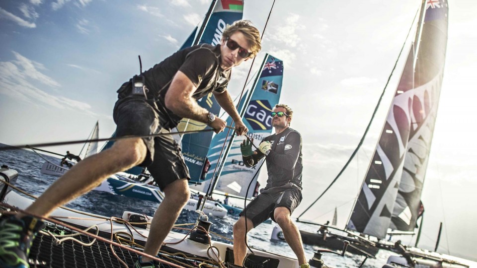 Extreme Sailing Competition on the Nice Coast
