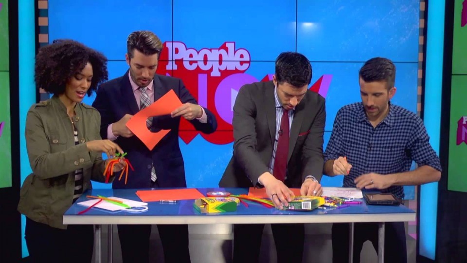 PEOPLE Now:  See the Property Brothers’ Complete in Halloween Crafting!
