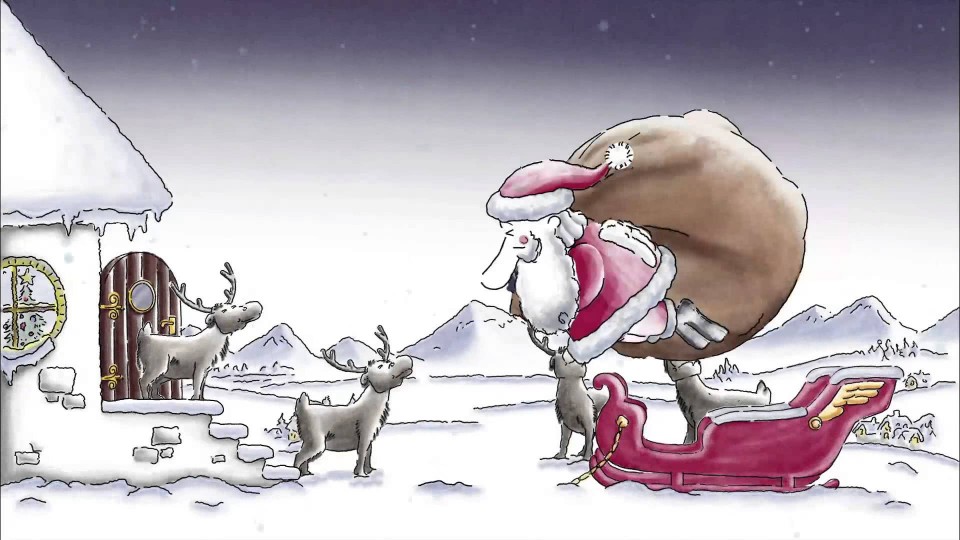 Santa – 2014 Red Bull Cartoon
