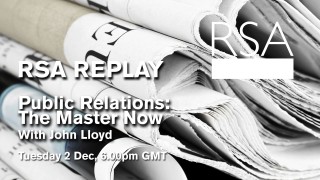 RSA Replay: Public Relations: The Master Now