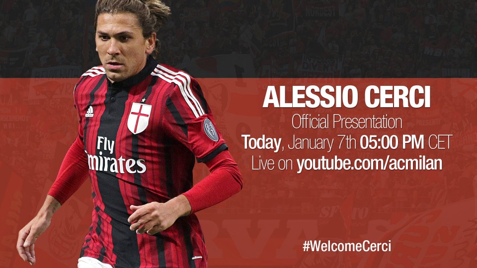 Alessio Cerci – Presentazione Ufficiale | AC Milan Official