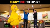 Billy On The Street with First Lady Michelle Obama, Big Bird, And Elena!!!
