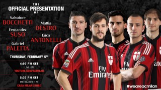La nuova cinquina rossonera – Presentazione ufficiale | AC Milan Official