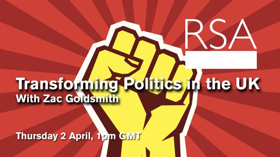 LIVE EVENT: Transforming Politics in the UK