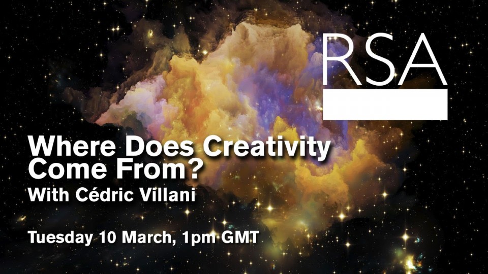 RSA Spotlight: Cédric Villani on Where Does Creativity Come From?