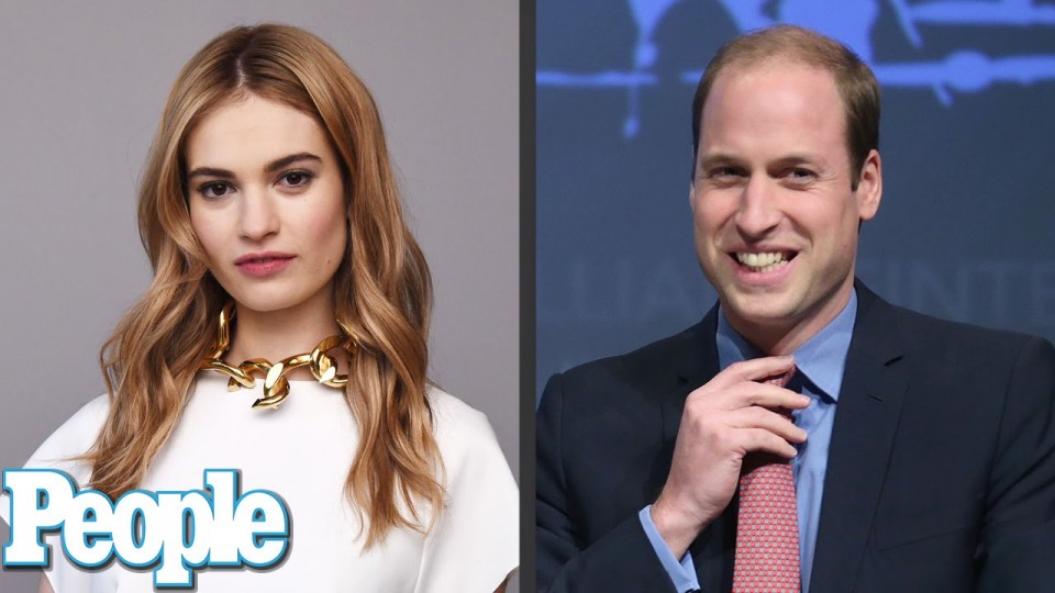 What Happened When Cinderella’s Lily James Met Prince William? | PEOPLE